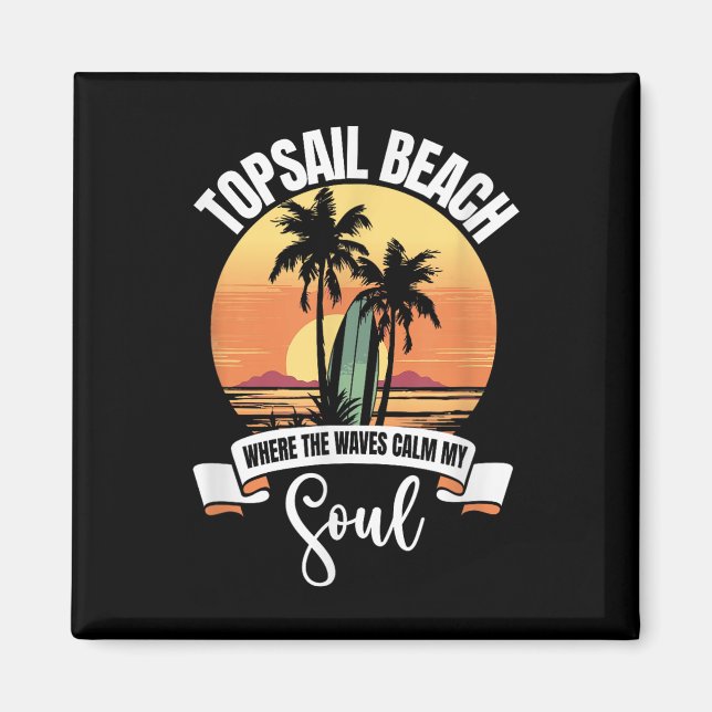 Waves - Topsail Beach Magnet (Vorne)