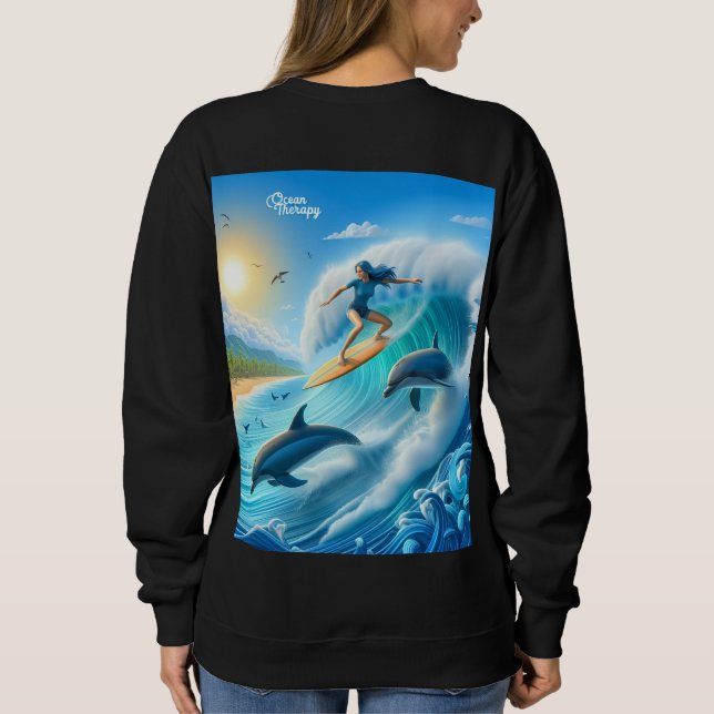 Waves & Wanderlust Collection Sweatshirt (Rückseite)