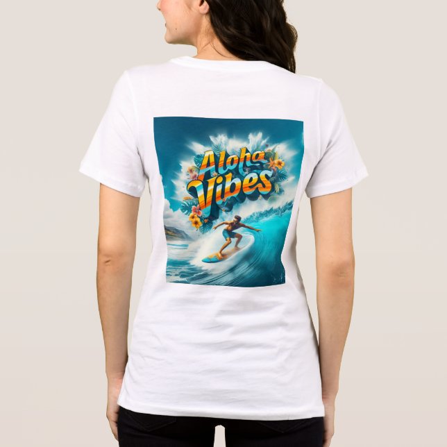 Waves & Wanderlust Collection Tri-Blend Shirt (Rückseite)