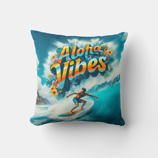 Waves & Wanderlust Kollektion Kissen (Vorderseite)