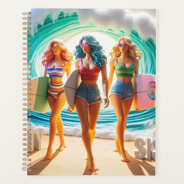 Waves & Wanderlust Kollektion Planer (Vorderseite)