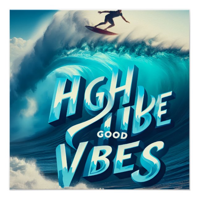 Waves & Wanderlust Kollektion Poster (Vorderseite)