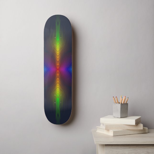Wavescape - Bewegungsfeld Skateboard (Wandkunst)