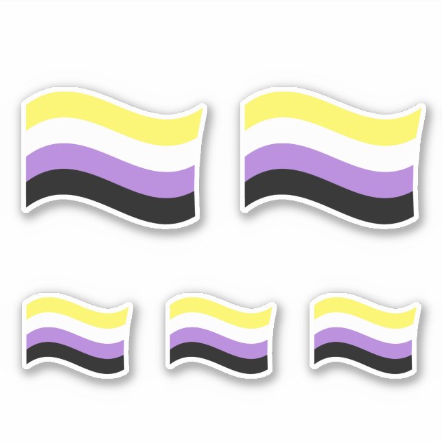 Waving-Flag Aufkleber (Vorderseite)
