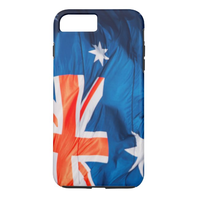 Waving Flag aus Australien Case-Mate iPhone Hülle (Rückseite)