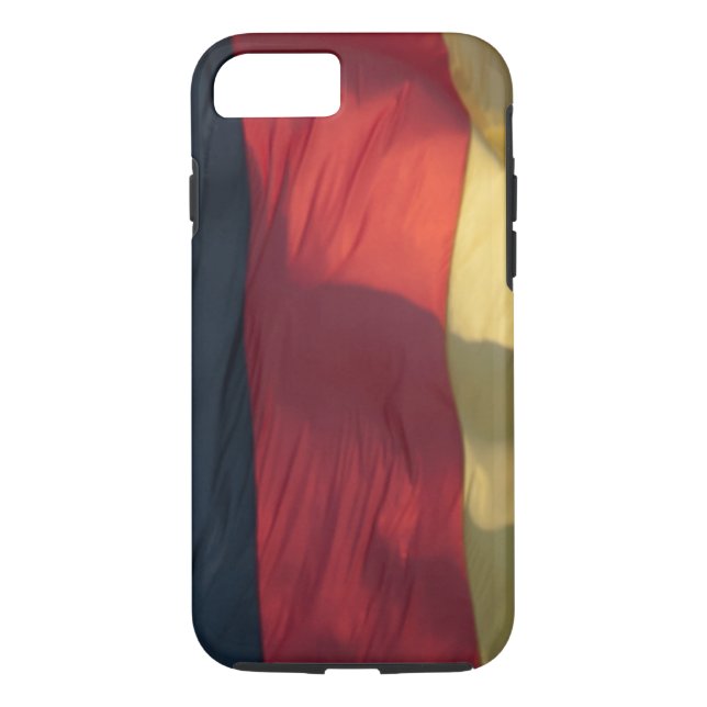 Waving Flag Deutschland Case-Mate iPhone Hülle (Rückseite)