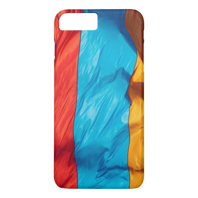Waving Flag von Armenien Case-Mate iPhone Hülle (Rückseite)