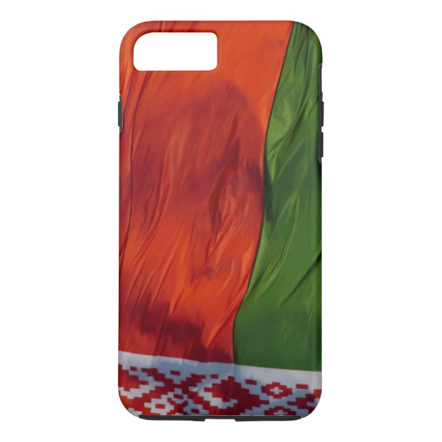 Waving Flag von Belarus Case-Mate iPhone Hülle (Rückseite)