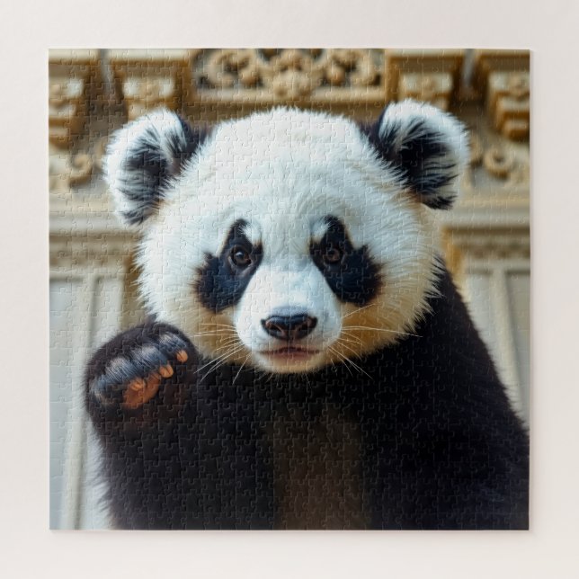 Waving Panda Design (Vertikal)