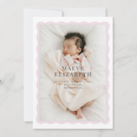 Wavy Border Cutesy Design für ein kleines Mädchen