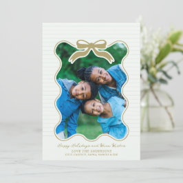 Wavy Frame Bow Pinstriday Weihnachten