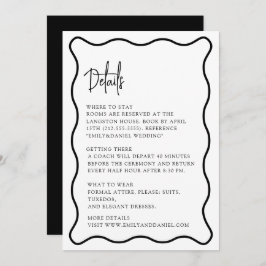 Wavy Frame, Wavy Ränder, modern, Details Karte