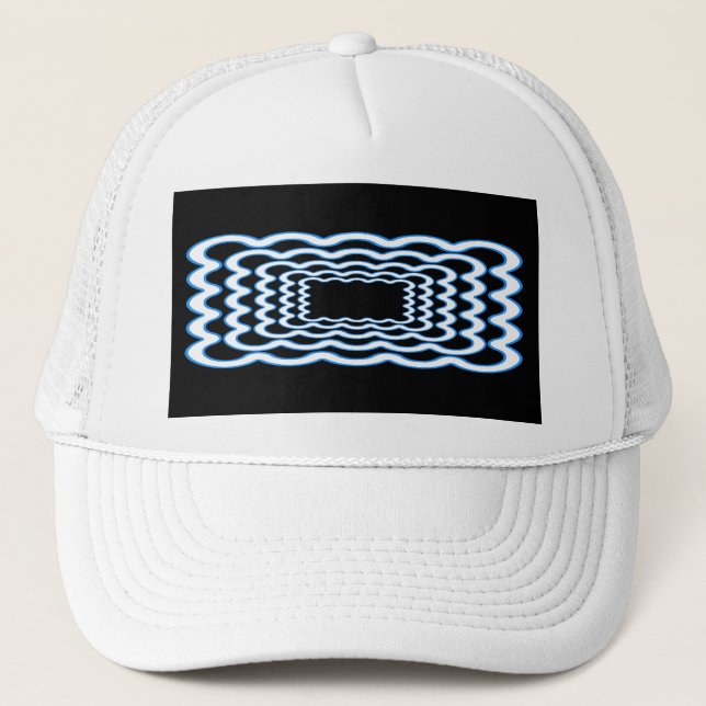 Wavy Frames Truckerkappe (Vorderseite)