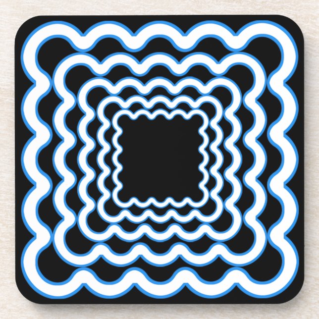 Wavy Frames Untersetzer (Vorderseite)