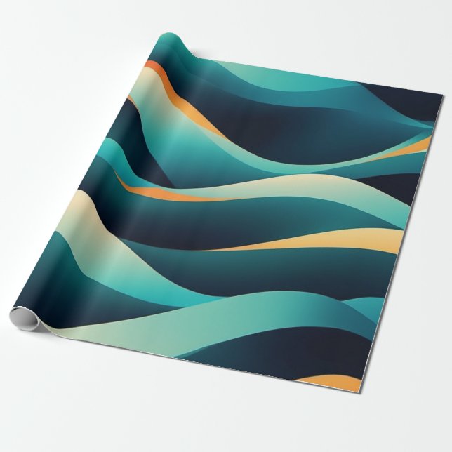 WAVY GESCHENKPAPIER (Ungerollt)