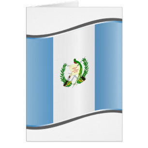 Wavy Guatemala-Flagge