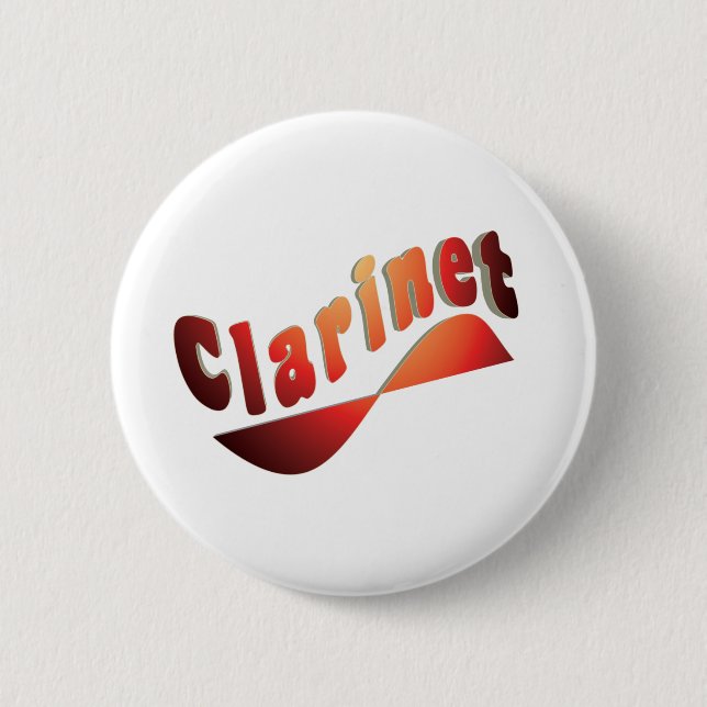 Wavy Klarinette Button (Vorderseite)
