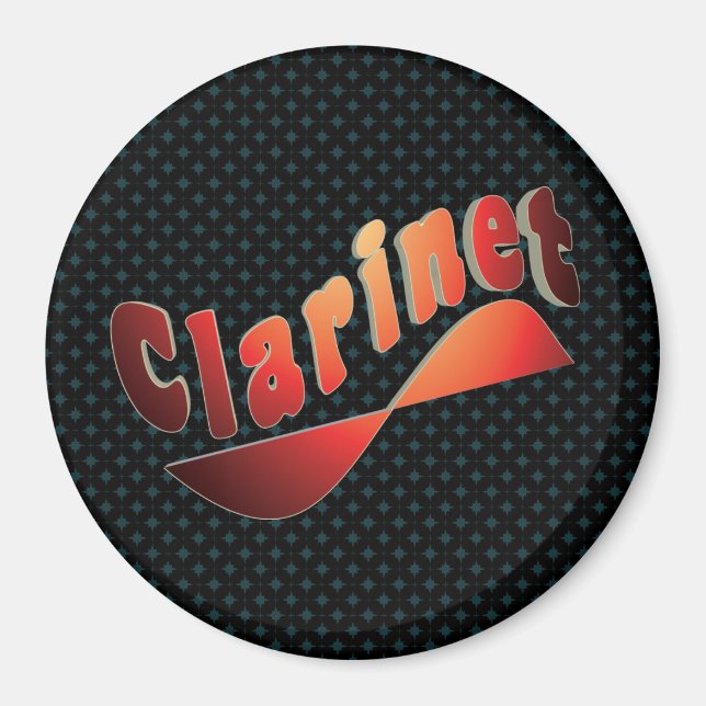 Wavy Klarinette Magnet (Vorne)