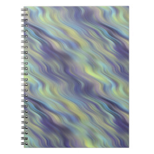 Wavy Lavender Texture Notizblock