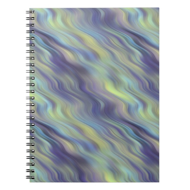 Wavy Lavender Texture Notizblock (Vorderseite)