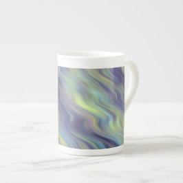 Wavy Lavender Texture Prozellantasse