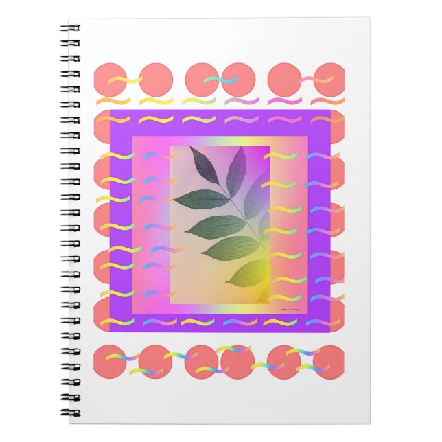 WAVY LEAF Journal Notizblock (Vorderseite)