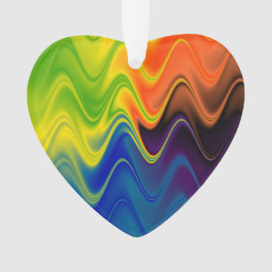 Wavy Multicolor Abstrakt Ornament