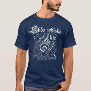 Wavy Music Slide pfeifen Leben T-Shirt