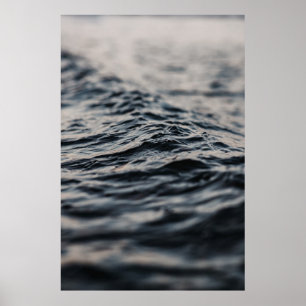 Wavy Ocean tagsüber Poster