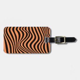 Wavy Optical Illusion Muster Gepäckanhänger