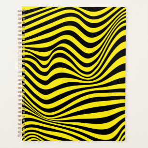 Wavy Optical Illusion Muster Planer