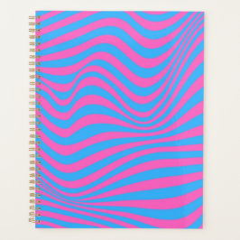 Wavy Optical Illusion Muster Planer
