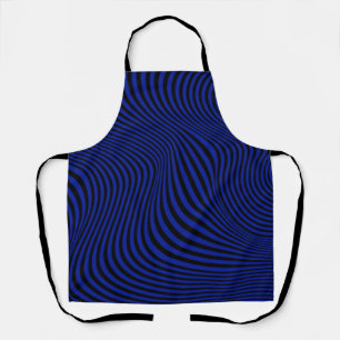 Wavy Optical Illusion Muster Schürze