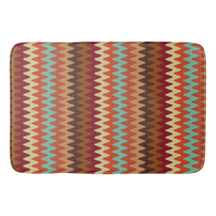 Wavy Pattern Sedona Südwest Bath Mat Badematte