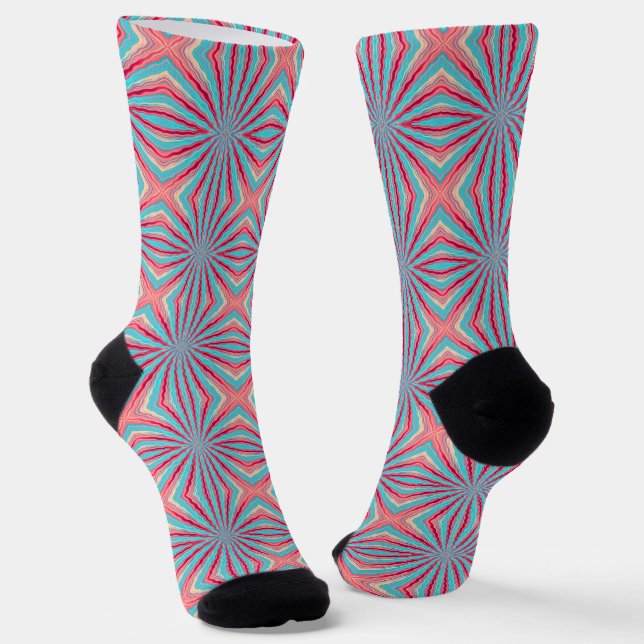 Wavy Perspektive Socken (Gewinkelt)