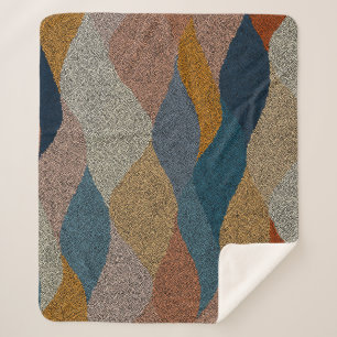 Wavy Polka Dot: Vintages Textil. Sherpadecke