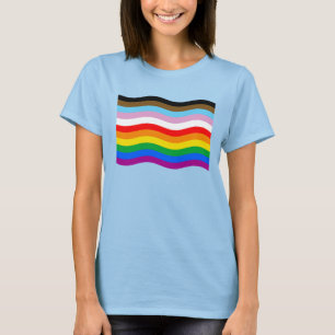 Wavy Progress Pride Strip T - Shirt