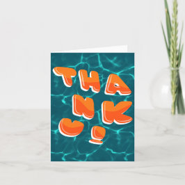 Wavy Small Dankykarte Dankeskarte