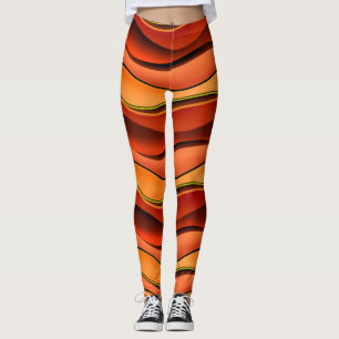 Wavy Stripes: Nahtloses Muster. Leggings