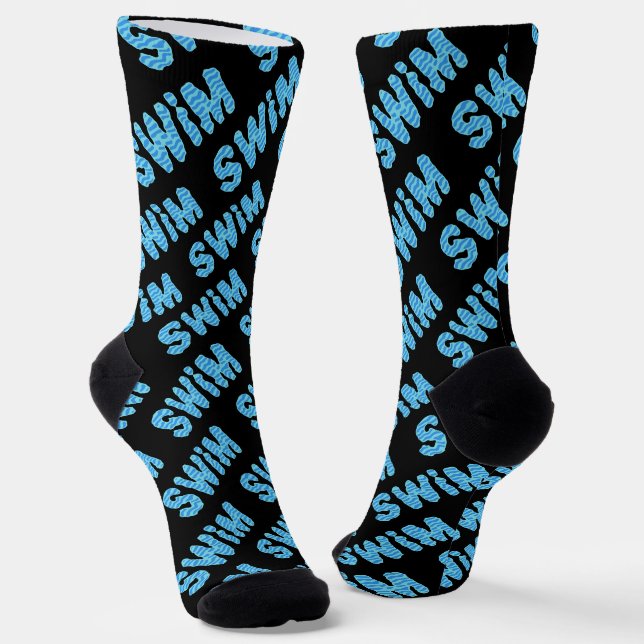 Wavy Swim T - Shirt Socken (Gewinkelt)