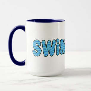 Wavy Swim Tasse