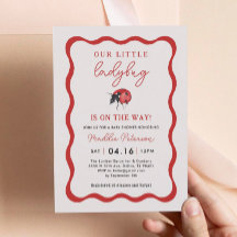 Wavy unsere kleine Ladybug Girl Babydusche