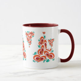 Wavyheart-Design-Tasse Tasse