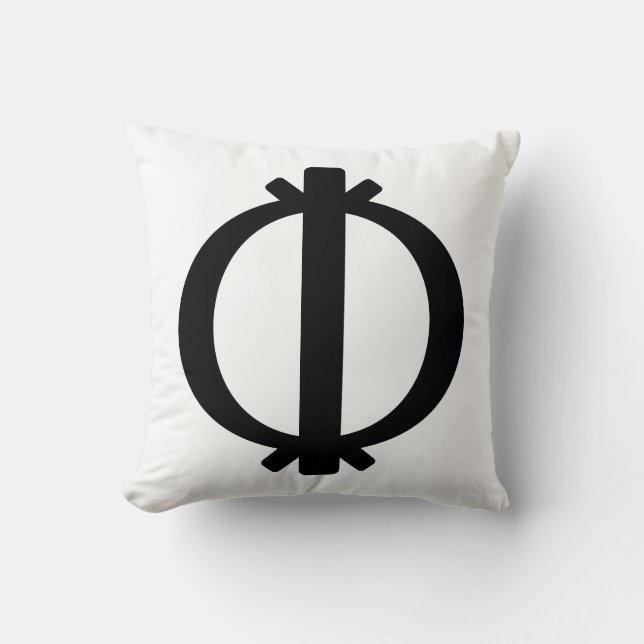 Wawa ABA | Symbol von Härte und von Beweglichkeit Kissen (Vorderseite)