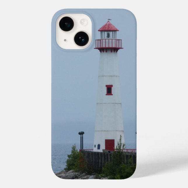 Wawatam im Nebel Fall Mate iPhone Case-Mate iPhone 14 Hülle (Rückseite)