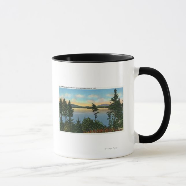 Wawbeek Club Aussicht auf den Oberen See Tasse (Rechts)