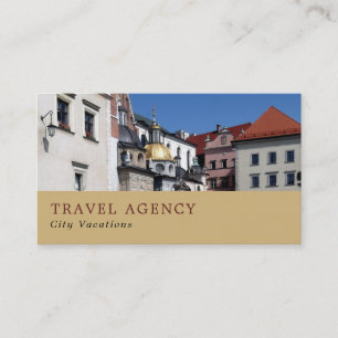 Wawel Cathedral, Krakau, Agent Travel Visitenkarte