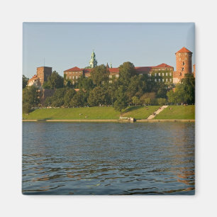 Wawel-Hügel mit königlichem Schloss und Kathedrale Magnet