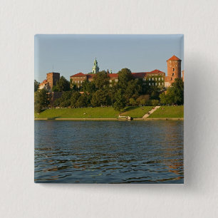 Wawel-Hügel mit Königsschloss und Kathedrale, Button