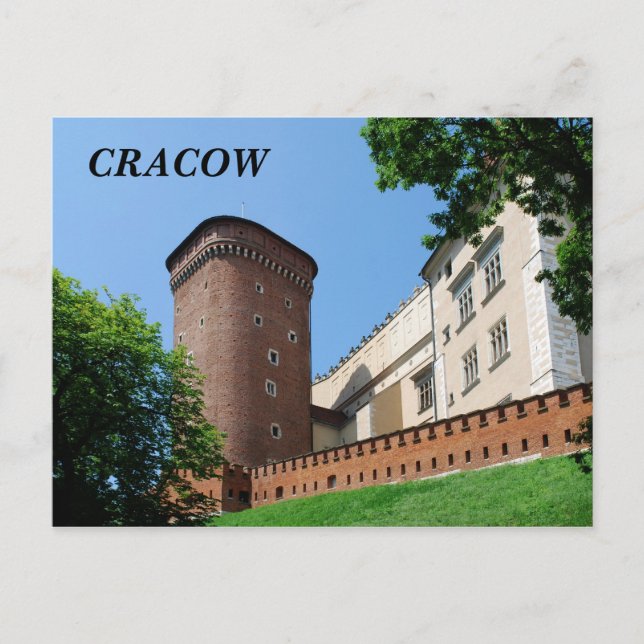 Wawel Royal Burg Krakau Postkarte (Vorderseite)